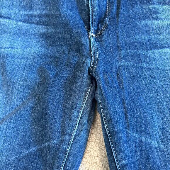 Adriano Goldschmied The Stevie Slim Straight Capri Dark Wash Blue Size 27 - Picture 5 of 10